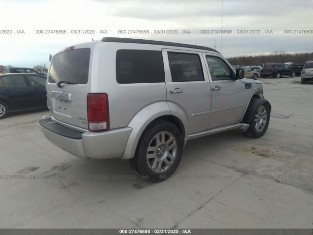 1D8GU58617W732817 - 2007 DODGE NITRO R/T Silver photo 4