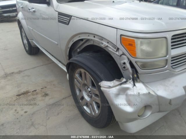 1D8GU58617W732817 - 2007 DODGE NITRO R/T Silver photo 6