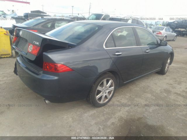 JH4CL96804C044573 - 2004 ACURA TSX  Gray photo 4