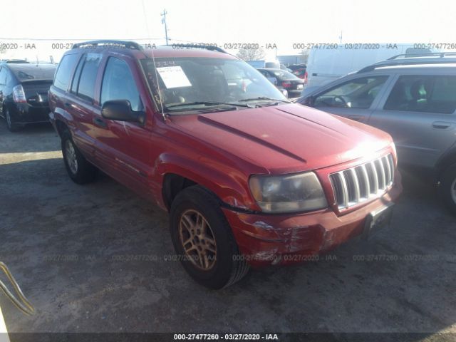 1J4GX48S04C140748 - 2004 JEEP GRAND CHEROKEE LAREDO/COLUMBIA/FREEDOM 红色 照片 1