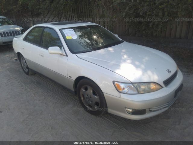 JT8BF28G910321278 - 2001 LEXUS ES 300 White photo 1