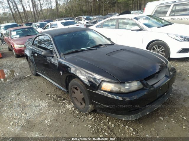 1FAFP40471F172742 - 2001 FORD MUSTANG  Black photo 1