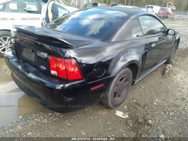 1FAFP40471F172742 - 2001 FORD MUSTANG  Black photo 4