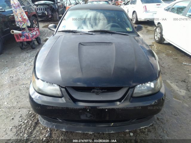 1FAFP40471F172742 - 2001 FORD MUSTANG  Black photo 6