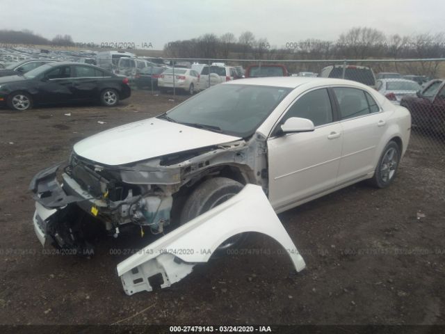 1G1ZC5E10BF215559 - 2011 CHEVROLET MALIBU 1LT White photo 2
