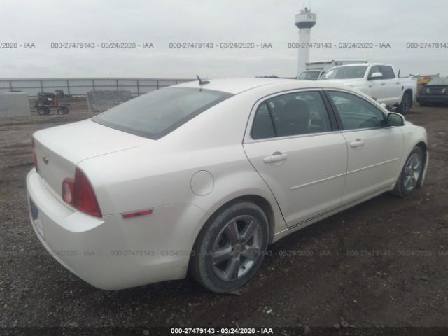 1G1ZC5E10BF215559 - 2011 CHEVROLET MALIBU 1LT White photo 4