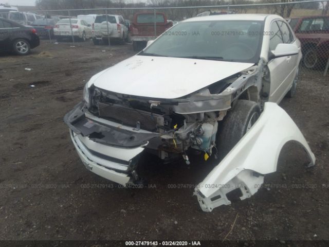 1G1ZC5E10BF215559 - 2011 CHEVROLET MALIBU 1LT White photo 6