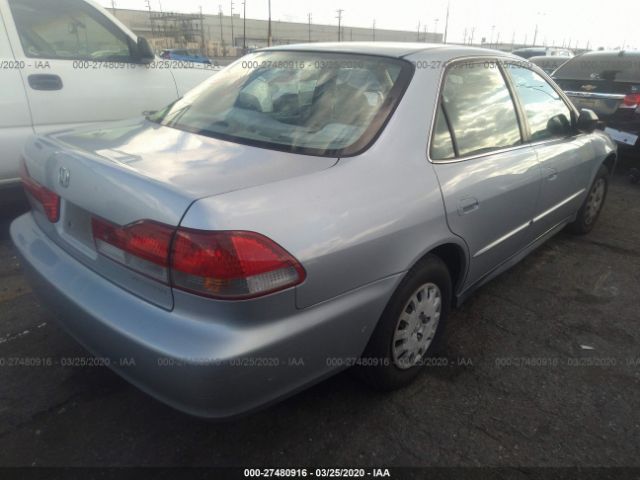 1HGCF86672A060846 - 2002 HONDA ACCORD VALUE Silver photo 4