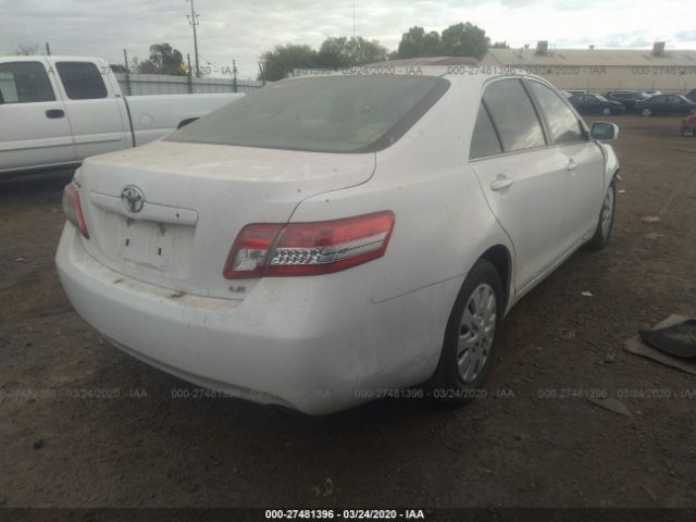 4T4BF3EK5AR023109 - 2010 TOYOTA CAMRY SE/LE/XLE White photo 4