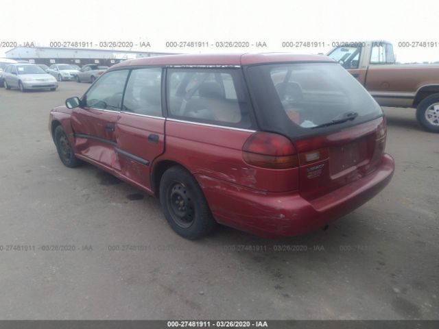 4S3BK4253V6324681 - 1997 SUBARU LEGACY BRIGHTON Red photo 3