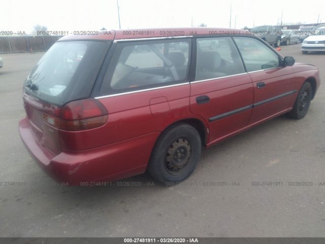 4S3BK4253V6324681 - 1997 SUBARU LEGACY BRIGHTON Red photo 4