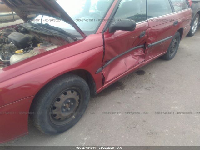 4S3BK4253V6324681 - 1997 SUBARU LEGACY BRIGHTON Red photo 6