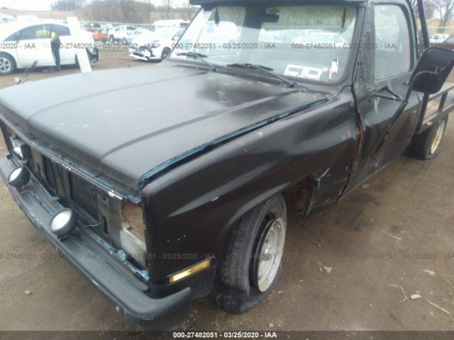 1GCDC14NXFJ127815 - 1985 CHEVROLET C10  Black photo 6