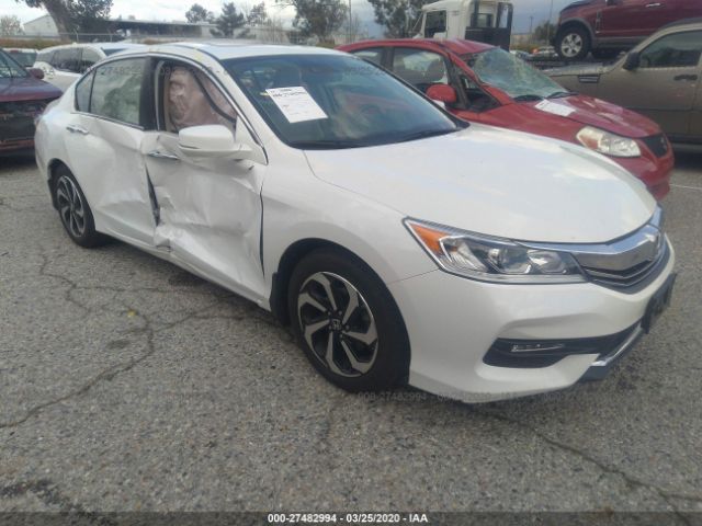 1HGCR2F97GA215112 - 2016 HONDA ACCORD EXL White photo 1