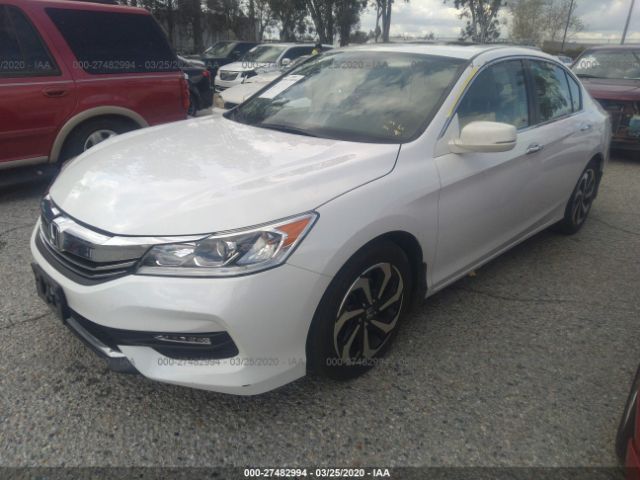 1HGCR2F97GA215112 - 2016 HONDA ACCORD EXL White photo 2