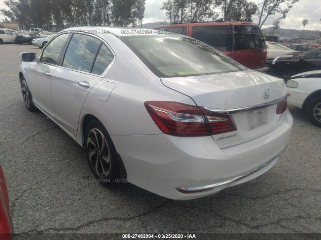 1HGCR2F97GA215112 - 2016 HONDA ACCORD EXL White photo 3