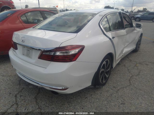 1HGCR2F97GA215112 - 2016 HONDA ACCORD EXL White photo 4