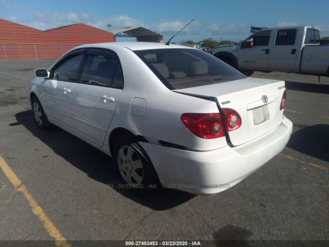 1NXBR32E35Z389351 - 2005 TOYOTA COROLLA CE/LE/S White photo 3