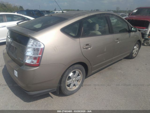 JTDKB20U677572399 - 2007 TOYOTA PRIUS  Gold photo 4