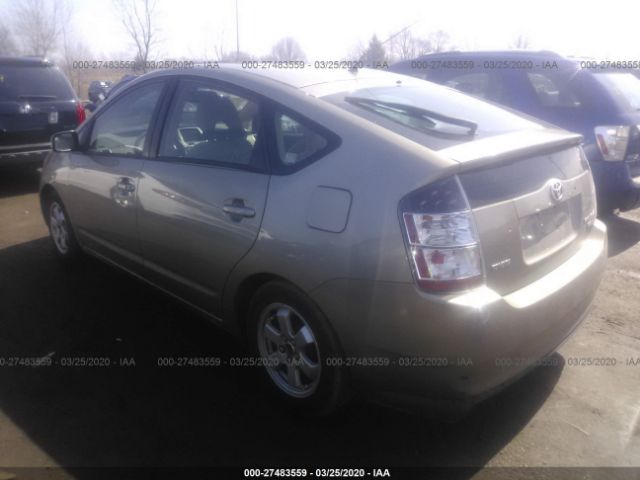 JTDKB20U253092557 - 2005 TOYOTA PRIUS  Brown photo 3