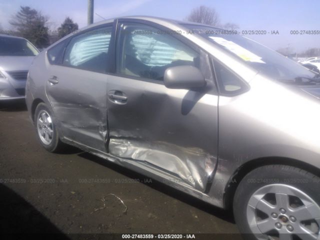 JTDKB20U253092557 - 2005 TOYOTA PRIUS  Brown photo 6