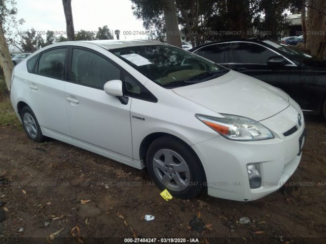 JTDKN3DU9A0131213 - 2010 TOYOTA PRIUS  White photo 1