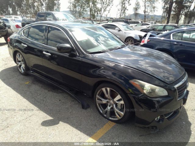 JN1BY1AP5BM321145 - 2011 INFINITI M37  Black photo 1