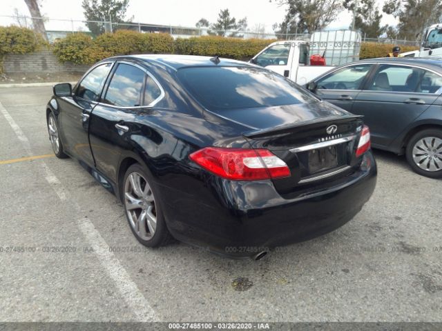 JN1BY1AP5BM321145 - 2011 INFINITI M37  Black photo 3