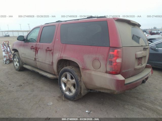 1GNSKJE72DR356389 - 2013 CHEVROLET SUBURBAN K1500 LT Red photo 3