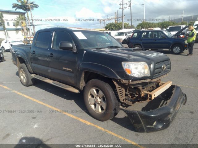 5TELU42N45Z041577 - 2005 TOYOTA TACOMA DOUBLE CAB 黑色 照片 1