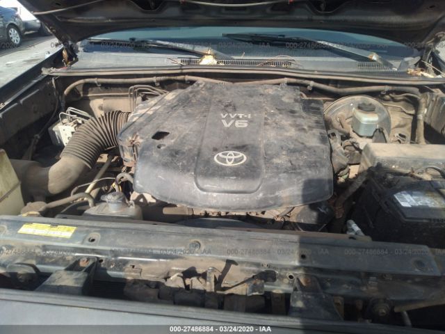 5TELU42N45Z041577 - 2005 TOYOTA TACOMA DOUBLE CAB 黑色 照片 10