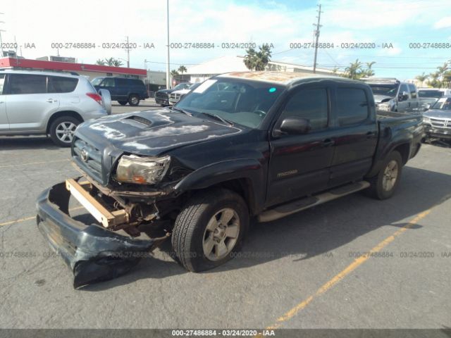 5TELU42N45Z041577 - 2005 TOYOTA TACOMA DOUBLE CAB 黑色 照片 2