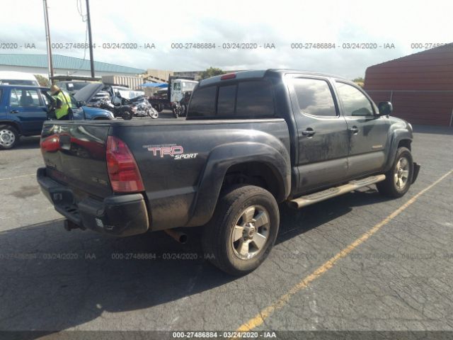5TELU42N45Z041577 - 2005 TOYOTA TACOMA DOUBLE CAB 黑色 照片 4