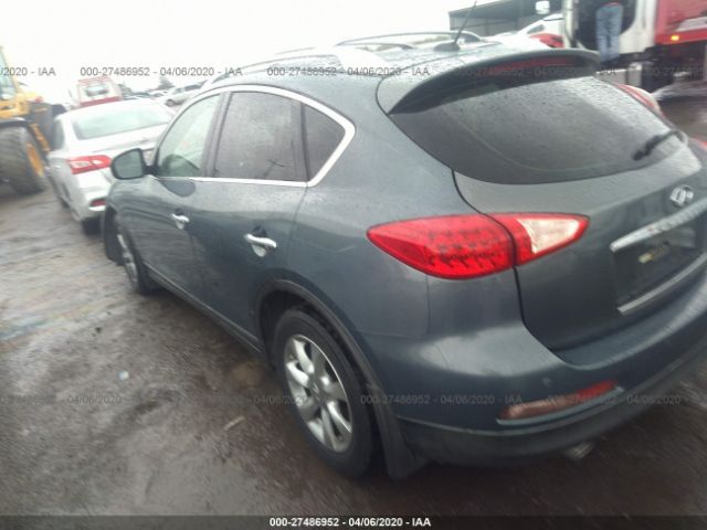 JNKAJ09E78M305238 - 2008 INFINITI EX35 JOURNEY Blue photo 3