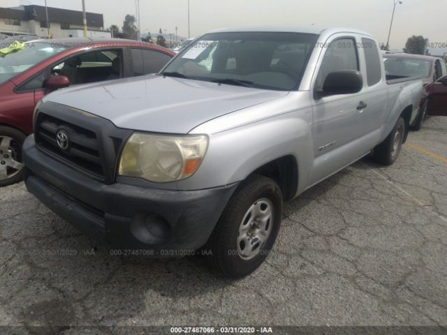 5TETX22N85Z095802 - 2005 TOYOTA TACOMA ACCESS CAB ვერცხლისფერი ფოტო 2
