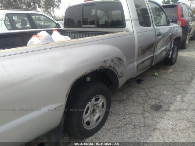 5TETX22N85Z095802 - 2005 TOYOTA TACOMA ACCESS CAB ვერცხლისფერი ფოტო 6