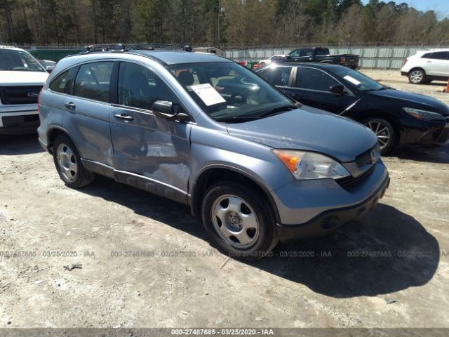 JHLRE38327C068935 - 2007 HONDA CR-V LX Blue photo 1