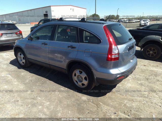 JHLRE38327C068935 - 2007 HONDA CR-V LX Blue photo 3