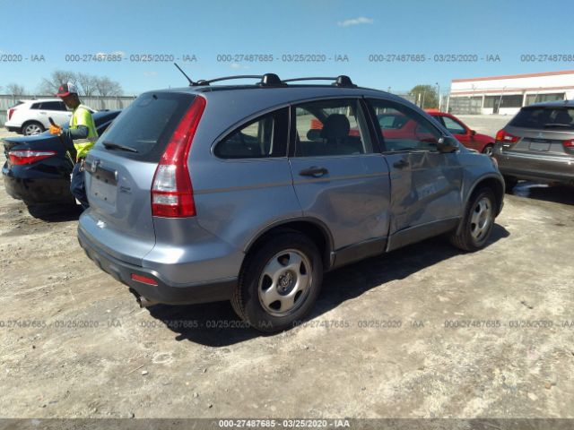 JHLRE38327C068935 - 2007 HONDA CR-V LX Blue photo 4