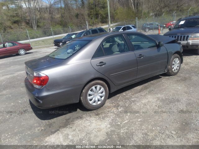 4T1BE32K45U631078 - 2005 TOYOTA CAMRY LE/XLE/SE Gray photo 4