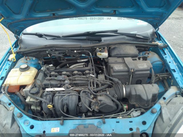 1FAHP34N37W218016 - 2007 FORD FOCUS ZX4/S/SE/SES Blue photo 10