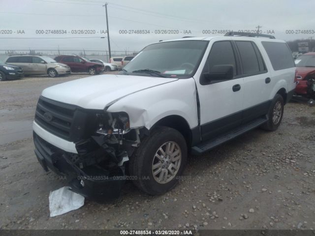 1FMJK1F5XCEF07739 - 2012 FORD EXPEDITION EL XL White photo 2