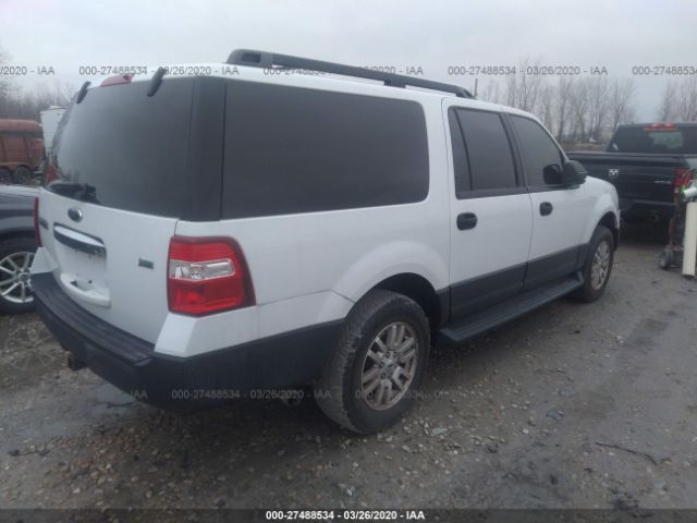 1FMJK1F5XCEF07739 - 2012 FORD EXPEDITION EL XL White photo 4