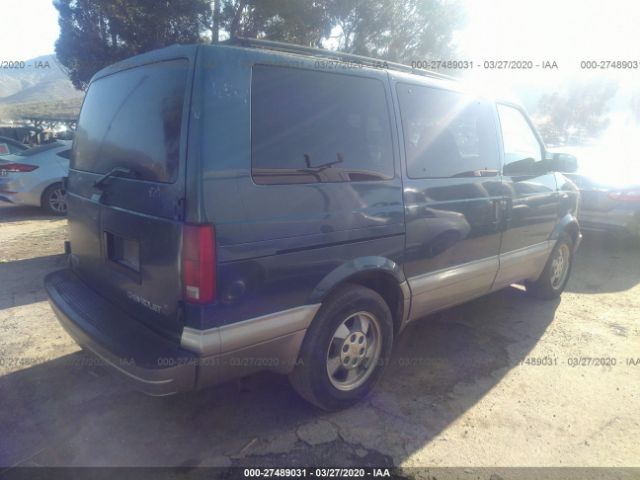 1GNDM19X23B116506 - 2003 CHEVROLET ASTRO  Blue photo 4