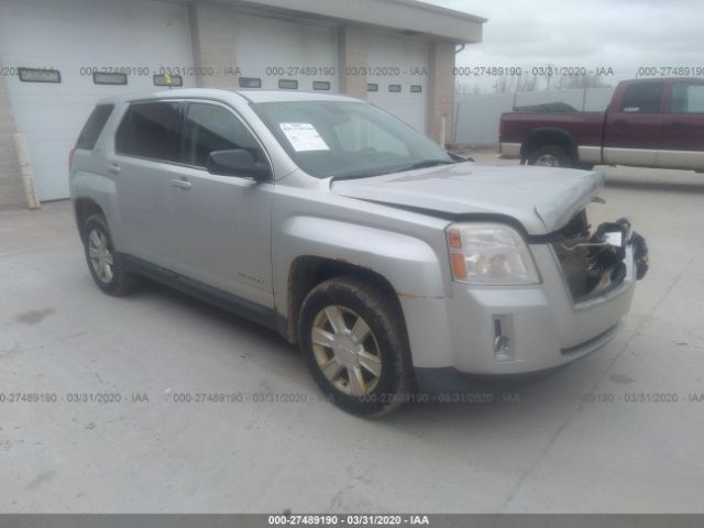 2CTALBEW1A6254219 - 2010 GMC TERRAIN SLE Silver photo 1