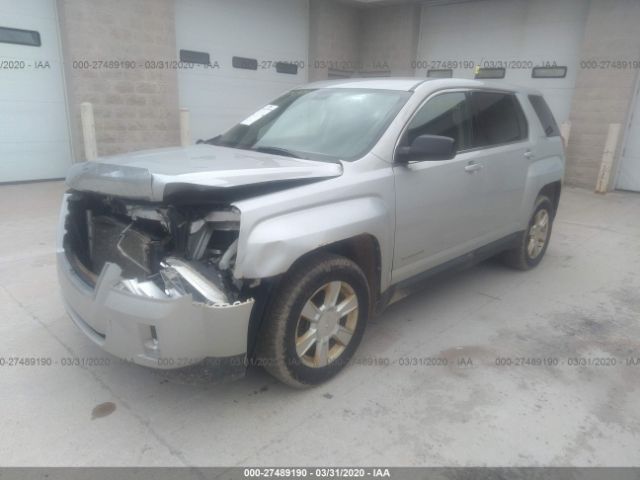 2CTALBEW1A6254219 - 2010 GMC TERRAIN SLE Silver photo 2