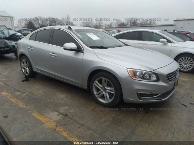 YV1612FS0E2277538 - 2014 VOLVO S60 T5 Silver photo 1