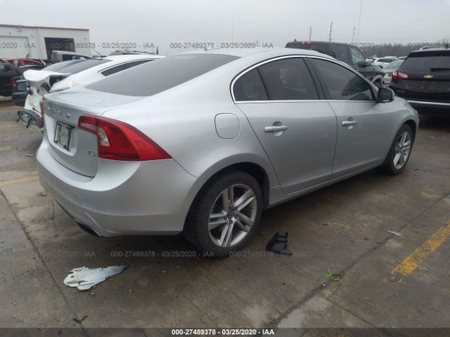 YV1612FS0E2277538 - 2014 VOLVO S60 T5 Silver photo 4