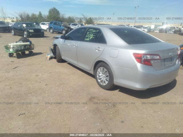 4T1BF1FK8CU119980 - 2012 TOYOTA CAMRY SE/LE/XLE Silver photo 3