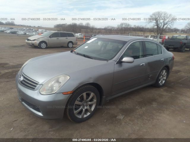 JNKCV51F85M315027 - 2005 INFINITI G35  Gray photo 2